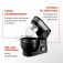 Batedeira planetária 700 watts com 12 velocidades Premium -  BP-01P-B  110V Batedeira planetária 700 watts com 12 velocidades Premium -  BP-01P-B  110V