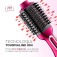 Escova secadora 1200W 3 em 1 Chrome Pink - ES-04  110V