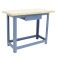 Bancada desmontvel tampo compensado pinus 1100 x 600 x 40 mm c/ 1gaveta - NB-1