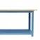Bancada desmontável tampo compensado pinus 1500 x 600 x 40 mm tampo inferior chapa
