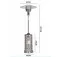 Aquecedor de ambiente externo a gás Torre aço Inox - NI48TI