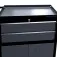 Carrinho para ferramentas com 2 gavetas e 2 portas - Dark