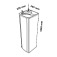 Bebedouro purificador de água de coluna pressão Kromanox - Press Star  220V Bebedouro purificador de água de coluna pressão Kromanox - Press Star  220V