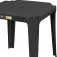 Conjunto de mesa Coruripe com 4 cadeiras plásticas com braço