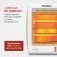 Aquecedor de ambientes 900 watts a quartzo - Confort Air II  110V