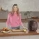 Fritadeira elétrica sem óleo Air Fryer 5L 1700 watts Family Efficient - EAF51  220V