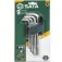 Jogo de chave allen hexagonal longa 1,5 a 10 mm com 9 peças
