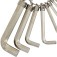 Jogo de chave allen 1,5 a 10 mm 10 peas
