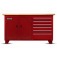 Bancada fechada com 6 gavetas e 2 portas RLL-204