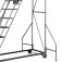Escada plataforma de ferro 3,0 m 9 degraus + patamar - 58-C Escada plataforma de ferro 3,0 m 9 degraus + patamar - 58-C