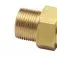 Conector para 2 mangueiras de alta pressão M22 x 1,5 mm