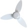 Ventilador de teto 3 pás Inverter dupla face branco/cinza com controle remoto - Elluz  110V/220V Ventilador de teto 3 pás Inverter dupla face branco/cinza com controle remoto - Elluz  110V/220V