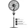 Ventilador de coluna 50 cm oscilante 8 pás com 3 velocidades - Flow Turbo  220V