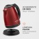 Chaleira elétrica 2 litros 1.200 watts vermelha Premium - CE-06-R  110V Chaleira elétrica 2 litros 1.200 watts vermelha Premium - CE-06-R  110V