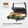 Sanduicheira e grill antiaderente 1000 watts inox Master Press- PG-01  110V