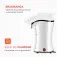 Pipoqueira elétrica com bico direcionador 1200 watts branco- PopFlix  110V