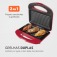 Sanduicheira Grill antiaderente 800 watts inox - S-19  110V Sanduicheira Grill antiaderente 800 watts inox - S-19  110V