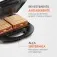 Sanduicheira Grill antiaderente 750 watts Pratic Grill - SN-01  220V