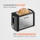 Torradeira de pes 800 watts Smart Toast Inox - T-13  110V