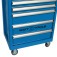 Carrinho para ferramentas com 6 gavetas