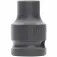 Soquete sextavado de impacto 17 mm encaixe 1/2