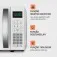 Micro-ondas 21 litros 1200W 10 níveis de potência - MO-01-21-W  110V