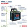 Nível a laser com 2 linhas verdes 360° alcance 10 m com tripé - GLL 2-20 G Nível a laser com 2 linhas verdes 360° alcance 10 m com tripé - GLL 2-20 G