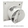 Exaustor para Banheiro Tramontina BA 100 220 V - Tramontina  220V Exaustor para Banheiro Tramontina BA 100 220 V - Tramontina  220V