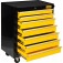 Carro para ferramentas fechado com 7 gavetas