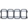Kit com 4 lixeiras de 50L para coleta seletiva tampa transversal Kit com 4 lixeiras de 50L para coleta seletiva tampa transversal
