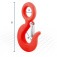 Gancho olhal com trava de seguran�a 5 ton.