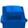 Cesto coletor de lixo 100L tampa basculante com adesivo - CC11AZ Cesto coletor de lixo 100L tampa basculante com adesivo - CC11AZ