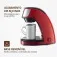 Cafeteira elétrica 2 xícaras vermelha Smart Coffee - C-42-2X-RI  110V