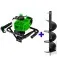 Perfurador de solo a gasolina 52 cc com broca 150 x 800 mm - MPS-52 V3