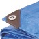 Lona reforada de polietileno azul 4 m x 3 m