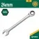 Chave combinada com catraca 24 mm aço cromo vanádio - ST43215ST