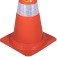 Cone de sinalizao com 75 cm flexvel 2 faixas