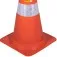 Cone de sinalização com 75 cm flexível 2 faixas