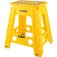 Banqueta plstica dobrvel altura 450mm amarela