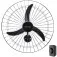 Ventilador de parede 60 cm oscilante grade de aço - 543  110V/220V