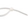 Abra�adeira de nylon branca 9 mm x 120 cm com 10 pe�as