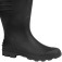 Bota de PVC preta cano mdio sem forro
