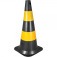 Cone de sinalizao com 75 cm 2 faixas