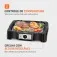 Churrasqueira elétrica portátil 1.200 watts Pratic Steak & Grill - CH-07  110V