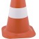 Cone de sinalizao com 50 cm com 2 faixas