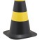 Cone de sinaliza��o com 50 cm com 2 faixas
