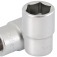 Soquete sextavado 17 mm encaixe 1/2