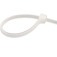 Abraçadeira de nylon branca 4,8 mm x 20 cm embalagem com 20 peças Abraçadeira de nylon branca 4,8 mm x 20 cm embalagem com 20 peças