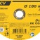 Disco de corte 180 x 3,2 x 22,23 mm  DCV 