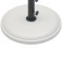 Base para guarda-sol e ombrelone em concreto branco 16 kg - 26301 Base para guarda-sol e ombrelone em concreto branco 16 kg - 26301